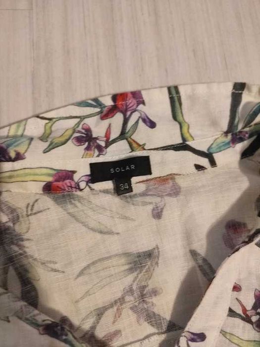 tunika rozm. XS firmy Solar. 100% len