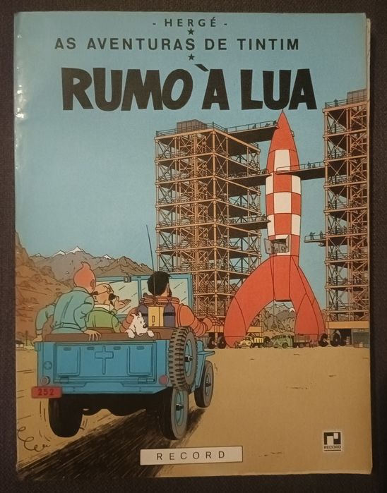BD: Hergé*As Aventuras de Tintim:"Rumo à Lua" & "A Estrela Misteriosa"
