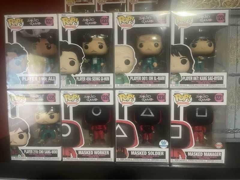Funko Pop Squid Game – set de 8 figuras