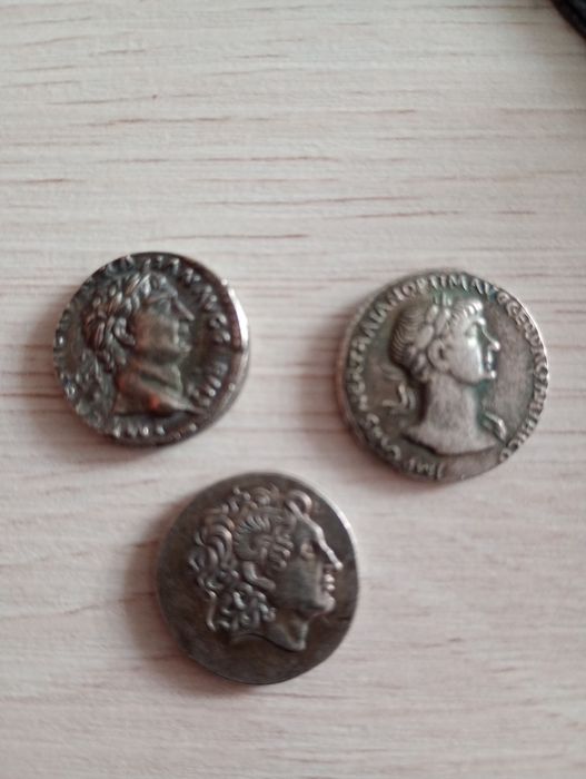 Monety greckie 3 sztuki