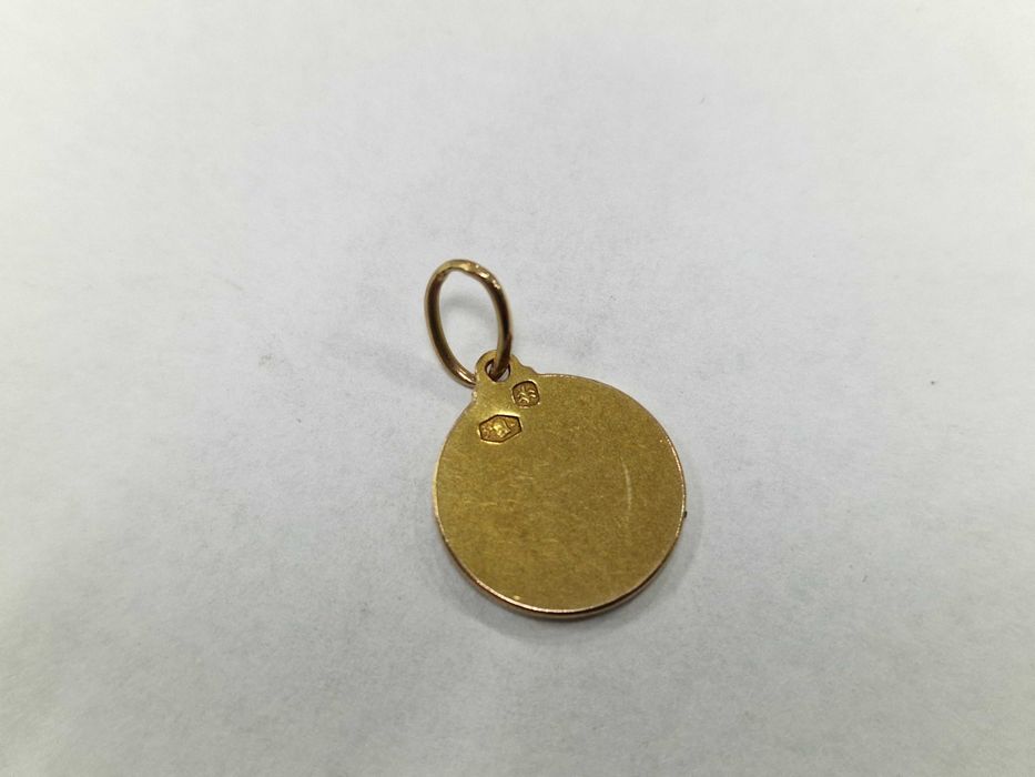 Złoty wisiorek/ medalik/ 585/ WARMET/ 1.45 gram/ Warszawa 1963-86