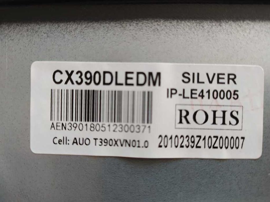 CV338-T42  TV  LCD  SILVER IP-LE41005  Programação emmc