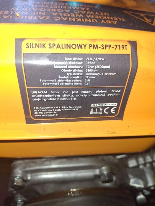 Zagęszczarka nowy silnik