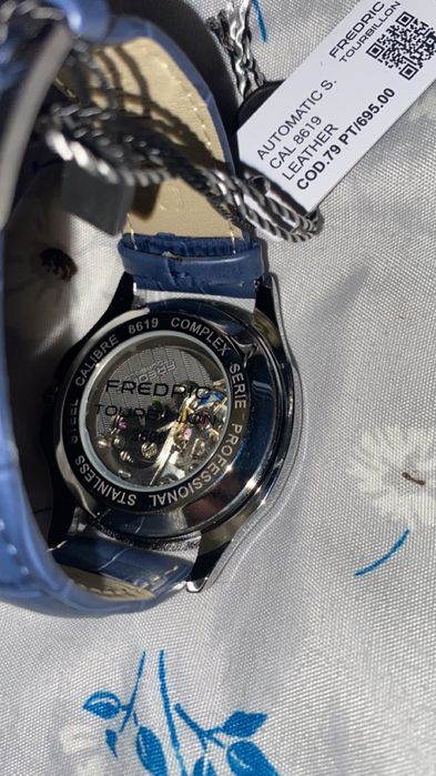 Zegarek fredric nowy skorzany