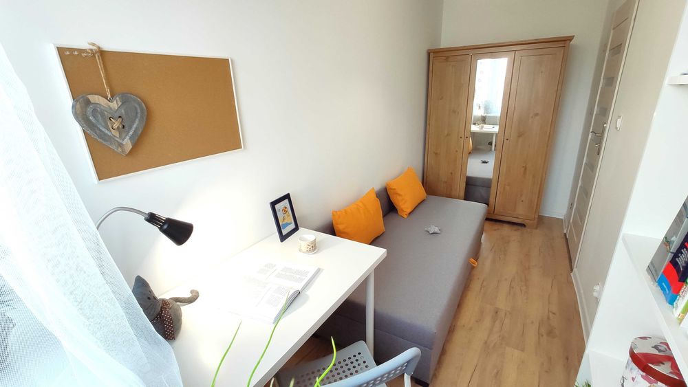 Pokój jednoosobowy, blok na rogu ul. Hetmańska-Głogowska