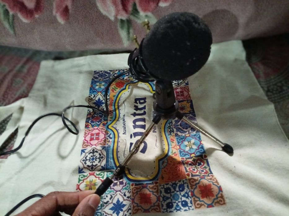 Microfone para podcast