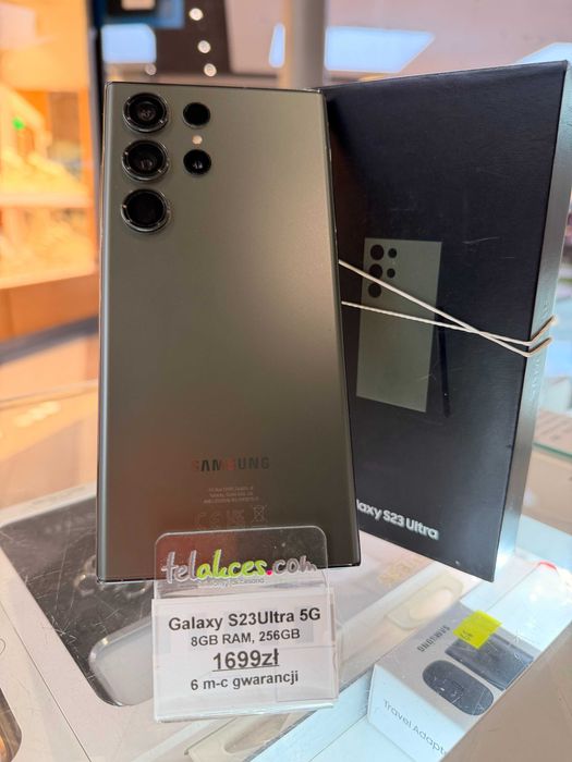 Galaxy S23 Ultra 256GB Green 6-mc Gwrancji!!!