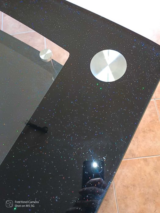 Mesa de vidro como nova