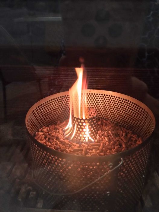 Queimador Pelletes Redondos para  Salamandras e Recuperadores de Calor