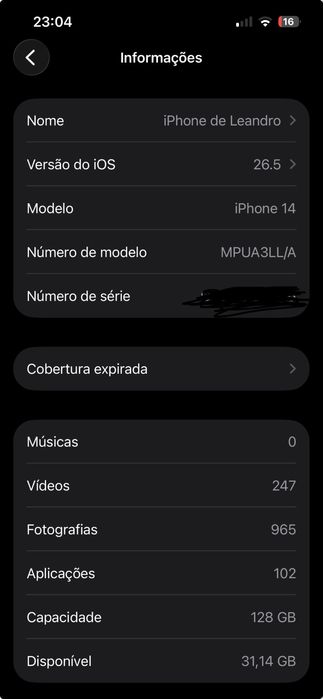 Iphone 14 128GB