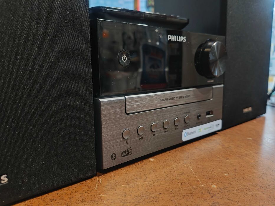 Mikrowieża Philips (TAM3505/12)/ Stan BDB/DAB+/BT/USB/MP3/Audio In