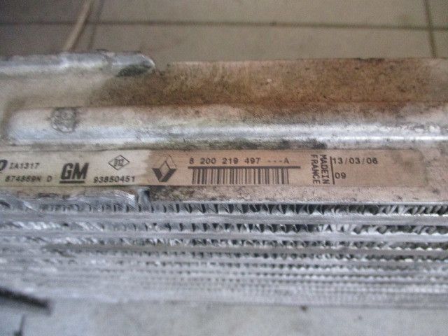 Radiador do intercooler OPEL Vivaro A Combi (X83)