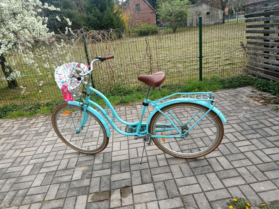 Rower miejski ---pistacja