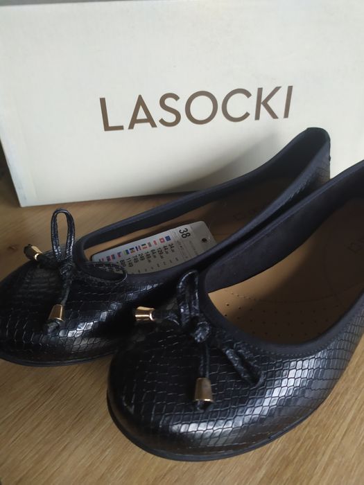 NOWE!!! Baleriny Lasocki r. 38 czarne