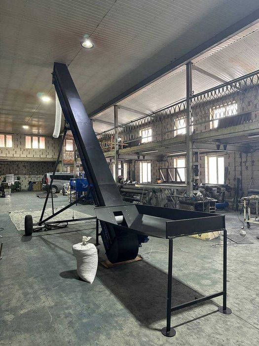 Ковшовий конвеєр під пілети, гранули, зернові, стрічковий транспортер