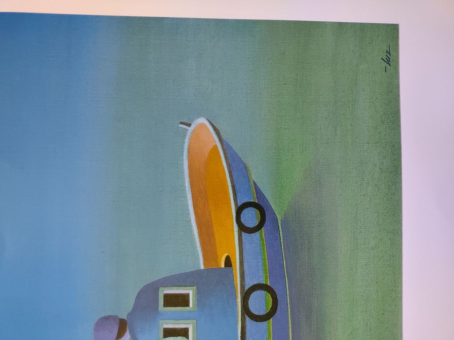 Litografia de Alfredo Luz, grande formato