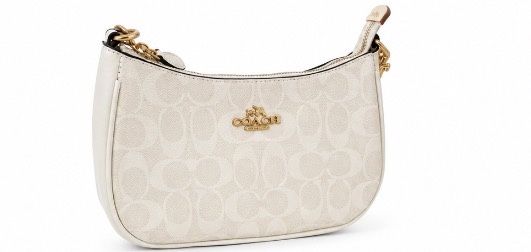 Coach Mini Shoulder Bag Signature Canvas Branca – Como nova - compra imediata desconto de 5€
