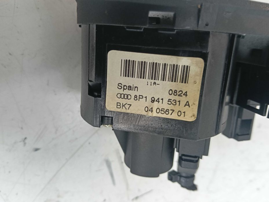 Włącznik Świateł Audi A3 8P Oryginał Przełącznik 8P1,941,531A WYSYŁKA