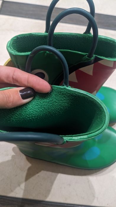 Резинові чобітки дитячі, розмір 9