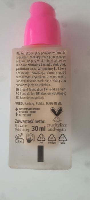 Podkład do twarzy Wibo 2 szt