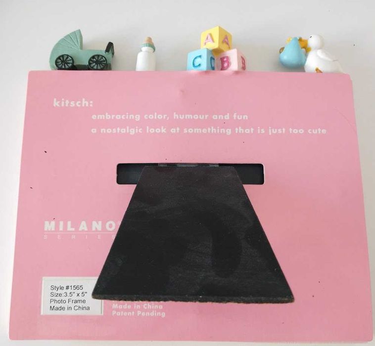 Moldura Bebé - rosa bebé