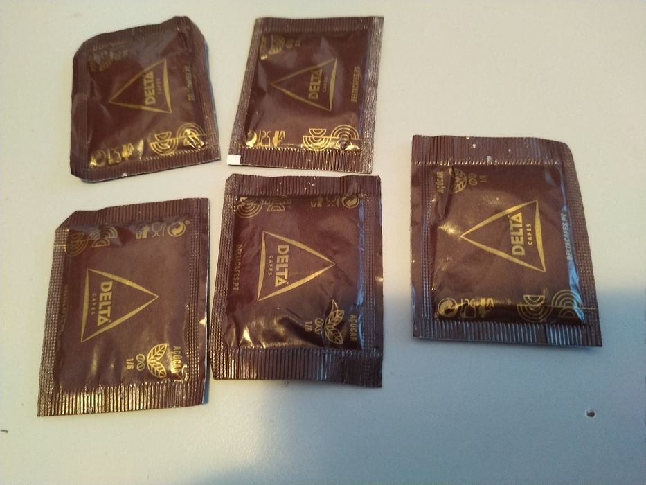 Pacotes de açúcar da Delta