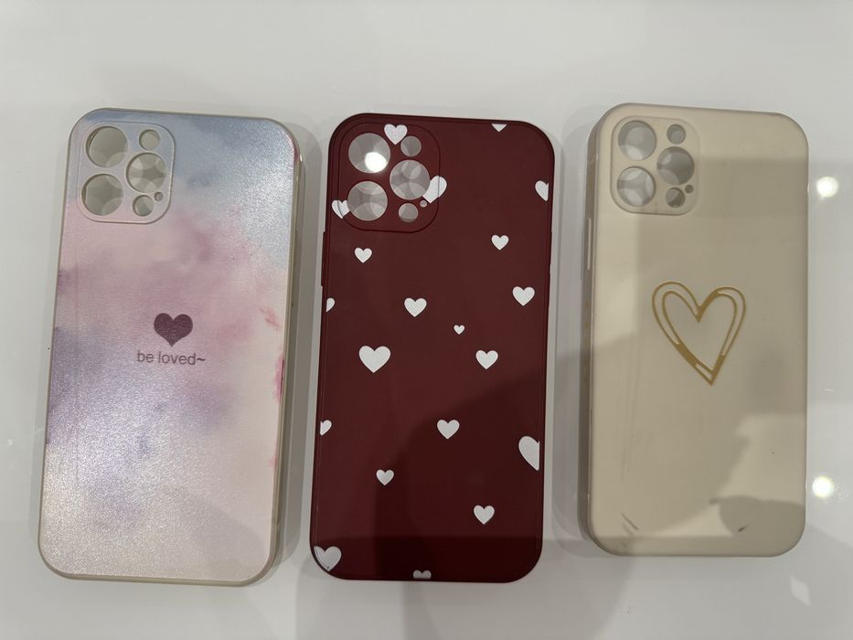 Conjunto de 3 capas compatíveis com IPhone 12 Pro