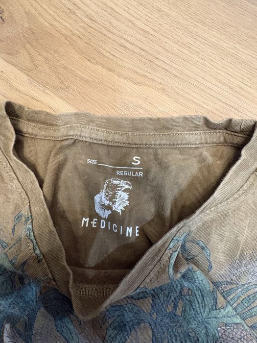 Medicine T-shirt Khaki Tiger Jungle Print Boxy Fit S