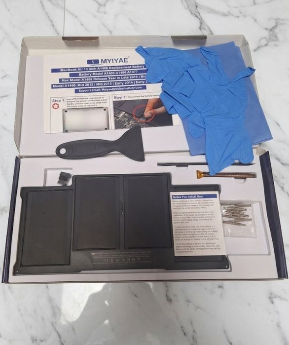 Новый аккумулятор MYIYAE для MacBook Air 13" (A1466 / A1369) + Инструм