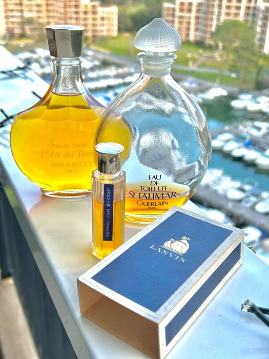 Nina Ricci L’Air du Temps Lanvin Arpege pour Femme Guerlain Shalimar