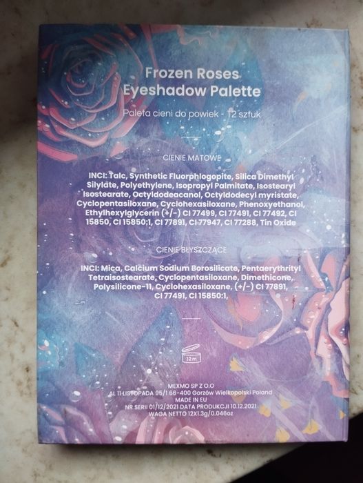 Paleta cieni Mexmo by Andziathere Frozen roses