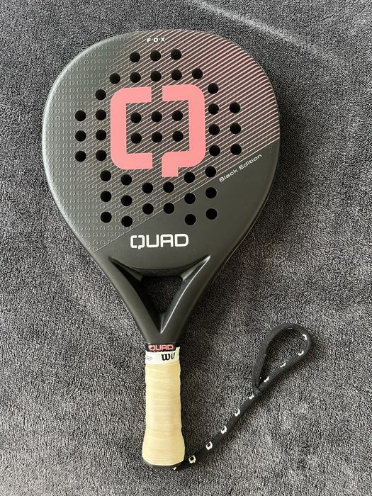 Raquete padel QUAD FOX black edition