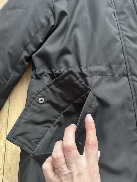 Stylowa parka z naturalnym futrem