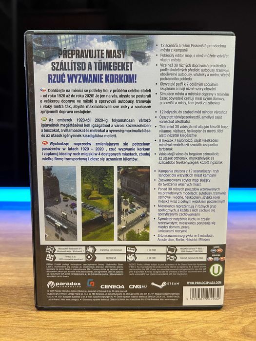 Cities in Motion (PC PL 2011) DVD BOX kompletne premierowe wydanie