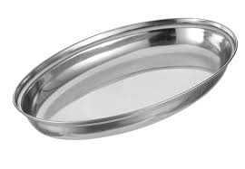 Półmisek stalowy, głęboki, 25 cm