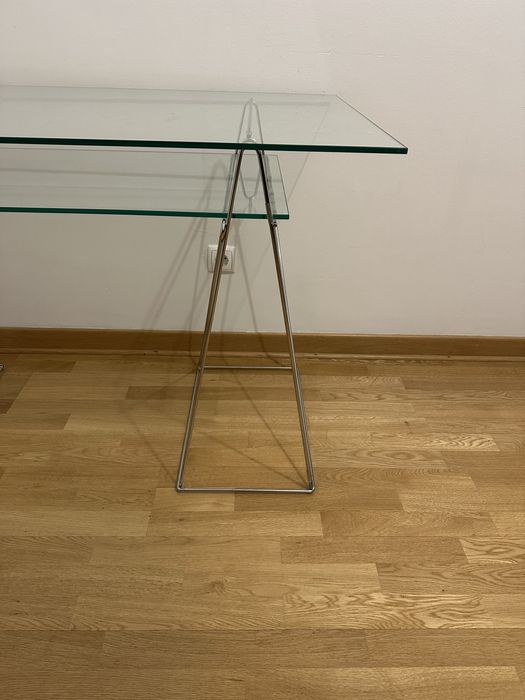 Secretária de vidro temperado KARE