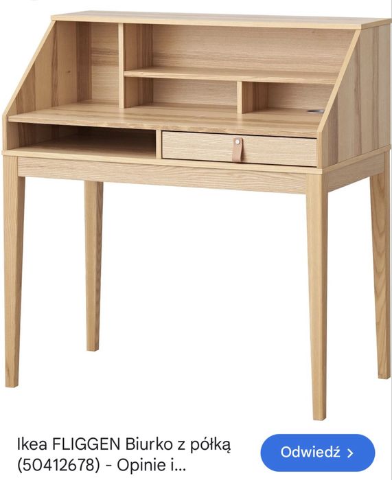 Ikea FLIGGEN sekretarzyk biurko