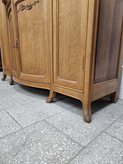 Dębowy kredens secesyjny bufet Francja /