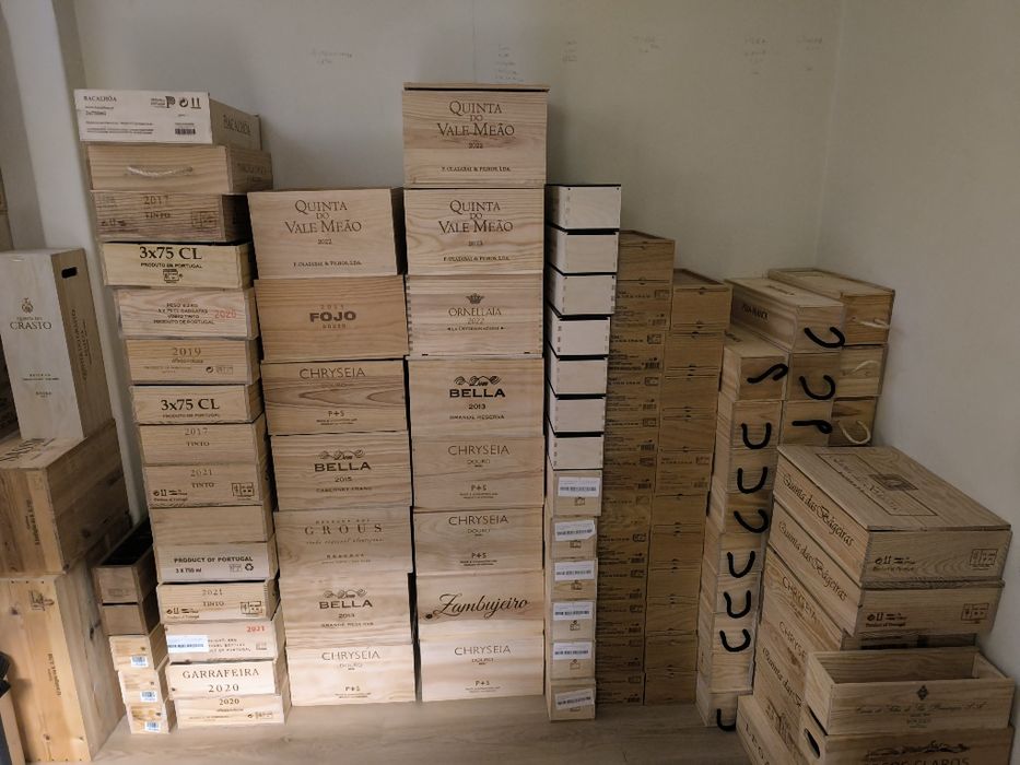 Caixas de vinho/madeira estantes para livros CD/decoração