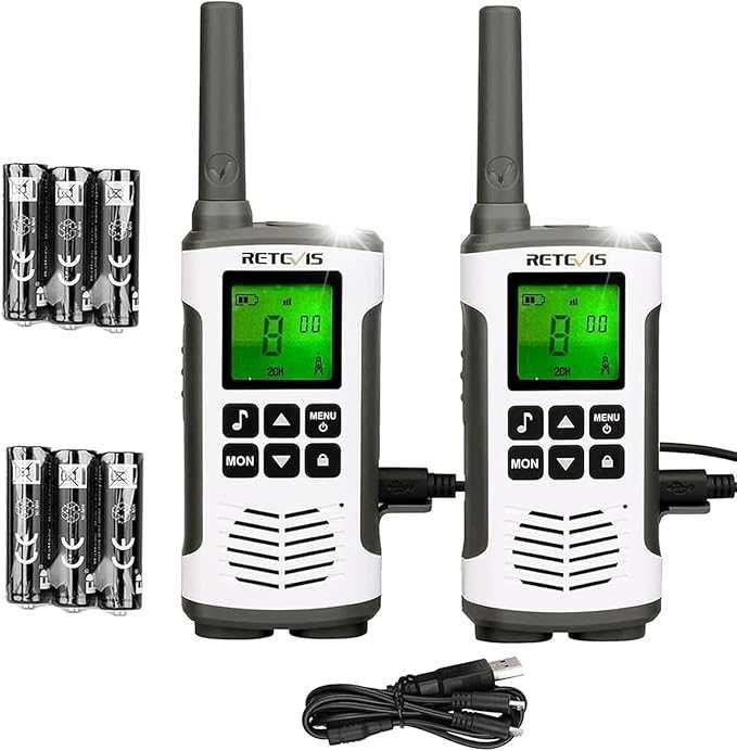 Zestaw 2 szt. Retevis RT45 Walkie Talkie, PMR446 krótkofalówka