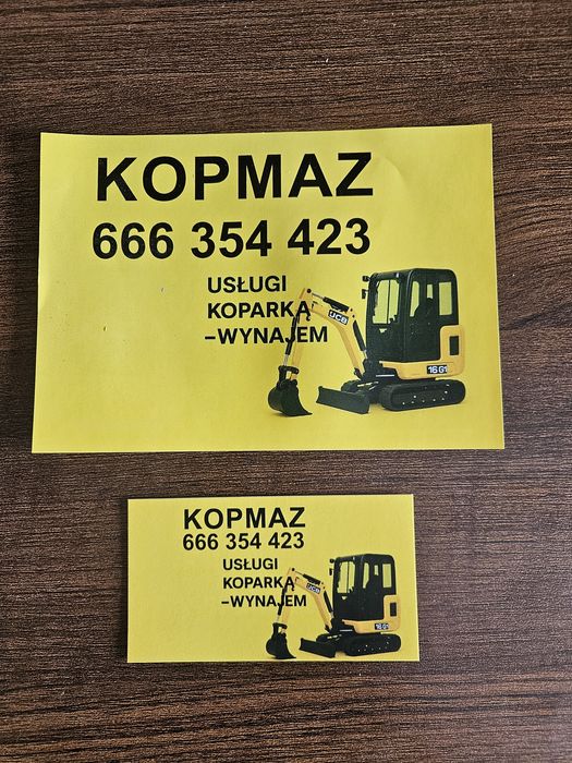 Usługi Minikoparką  Prace ziemne Wozidło Budowa Altan Tarasy Zadaszeni