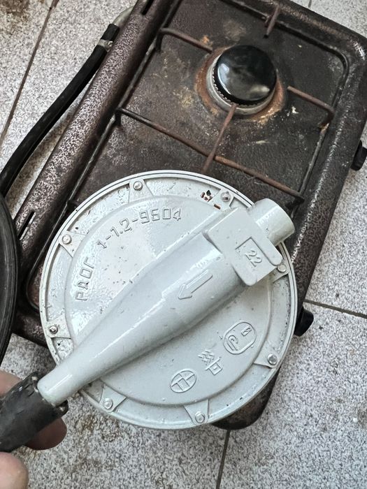 Плитка газова 2 камфорки з редуктором