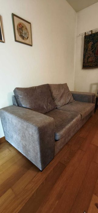 Sofá de 2 lugares cinzento – Casa dos Sofás