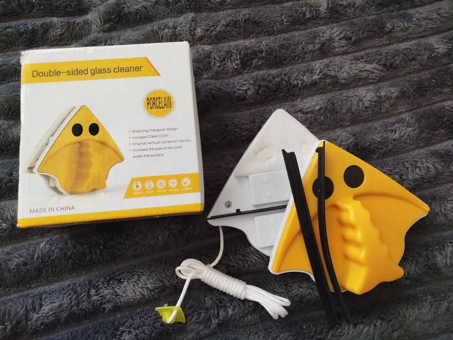 Кутова магнітна щітка для миття вікон скляних