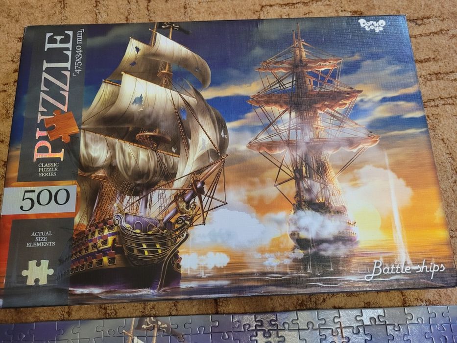 Пазли Danko toys-500 шт.Battle ships