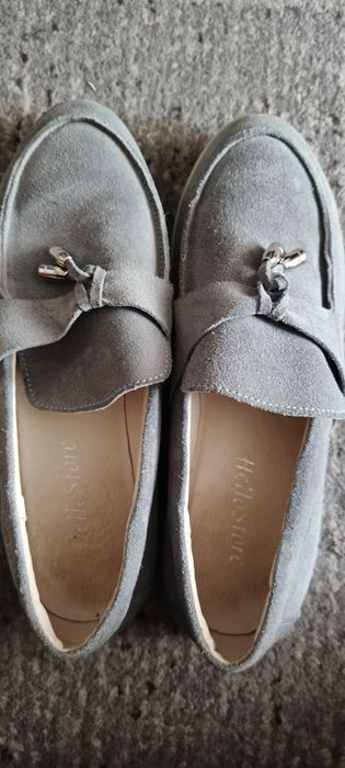 Замшеві лофери бренду HELLOSTORE SHOES. 38 розмір