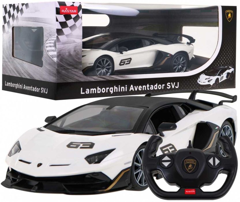 Lamborghini Aventador SVJ 1:14 RC + pilot 2,4 GHz ZRC.96010.BIA