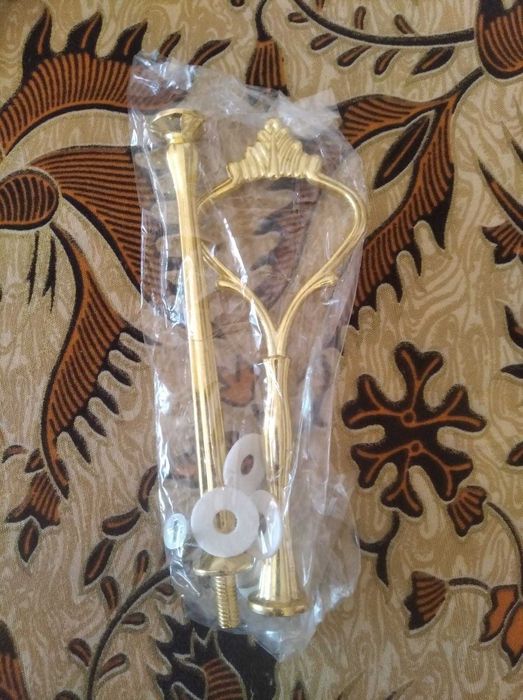 Serviço de Louça completo + Faqueiro, 72 peças, Banhado a Ouro