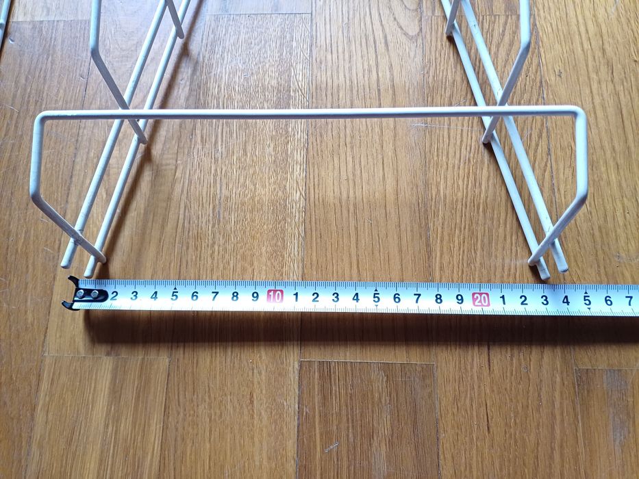 Conjunto de 3 suportes brancos para casa de banho