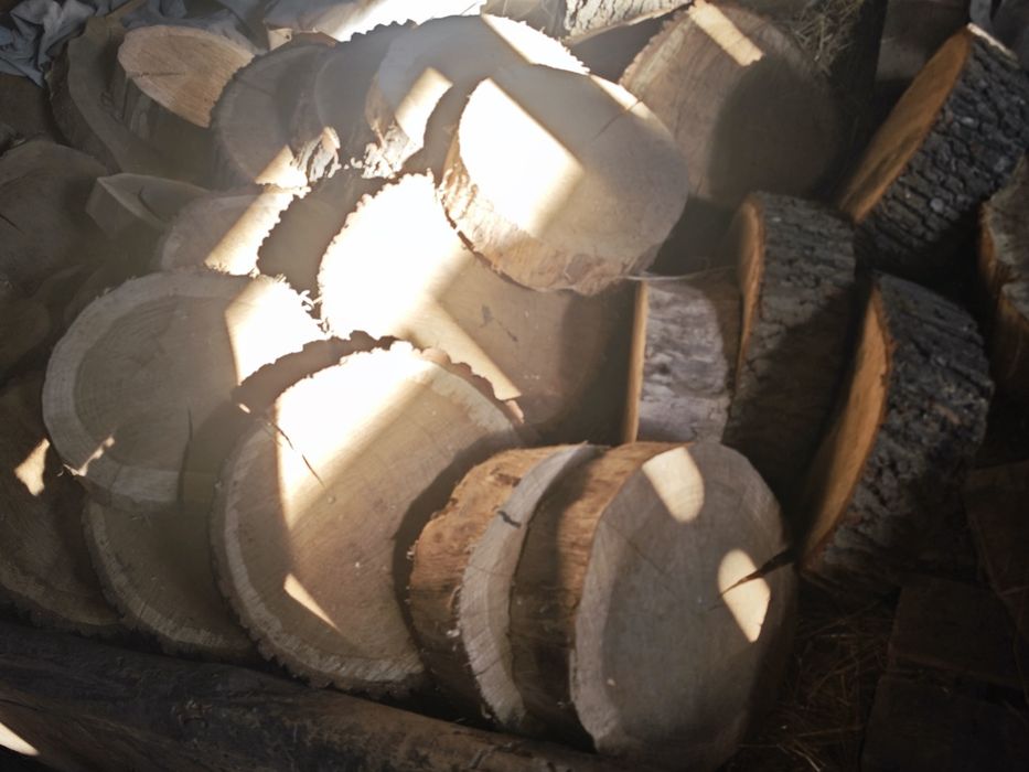 Plastry drewna dąb suche/sezonowane